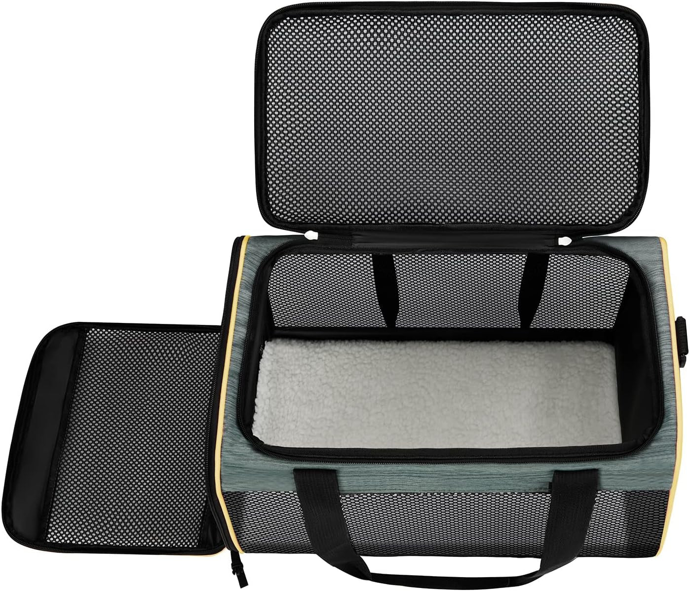 Cat Carrier Airline Approved Pet Carrier,Dog Carrier Soft-Sided Pet Travel Carrier Maximum Pet Weight 17 Pounds 17.5“X10 X10
