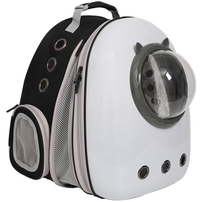 Front Expandable Cat Carrier Backpack, Large Cats Fit up to 20 Lbs, Backpack for Cats Kitten Small Puppy, Airline Approved Cat Bubble Backpack, Space Capsule Astronaut Carrier