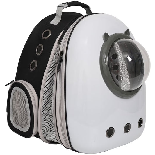 Front Expandable Cat Carrier Backpack, Large Cats Fit up to 20 Lbs, Backpack for Cats Kitten Small Puppy, Airline Approved Cat Bubble Backpack, Space Capsule Astronaut Carrier
